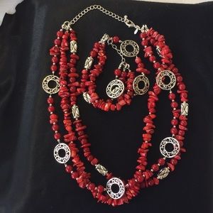 Vintage necklace and bracelet